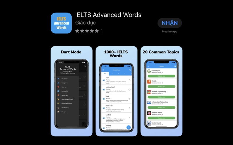 app IELTS Advanced Words