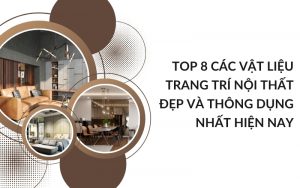 các vật liệu trang trí nội thất