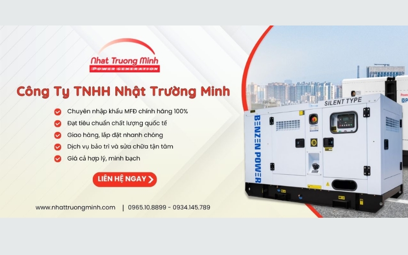 đơn vị cung cấp máy phát điện nhật trường minh