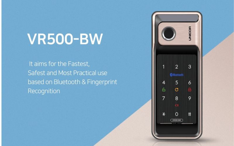 Khóa điện tử cửa nhôm Xingfa Unicor VR500
