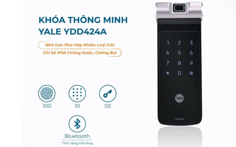 Khóa vân tay cửa cổng Yale YDD424A